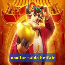 ocultar saldo betfair